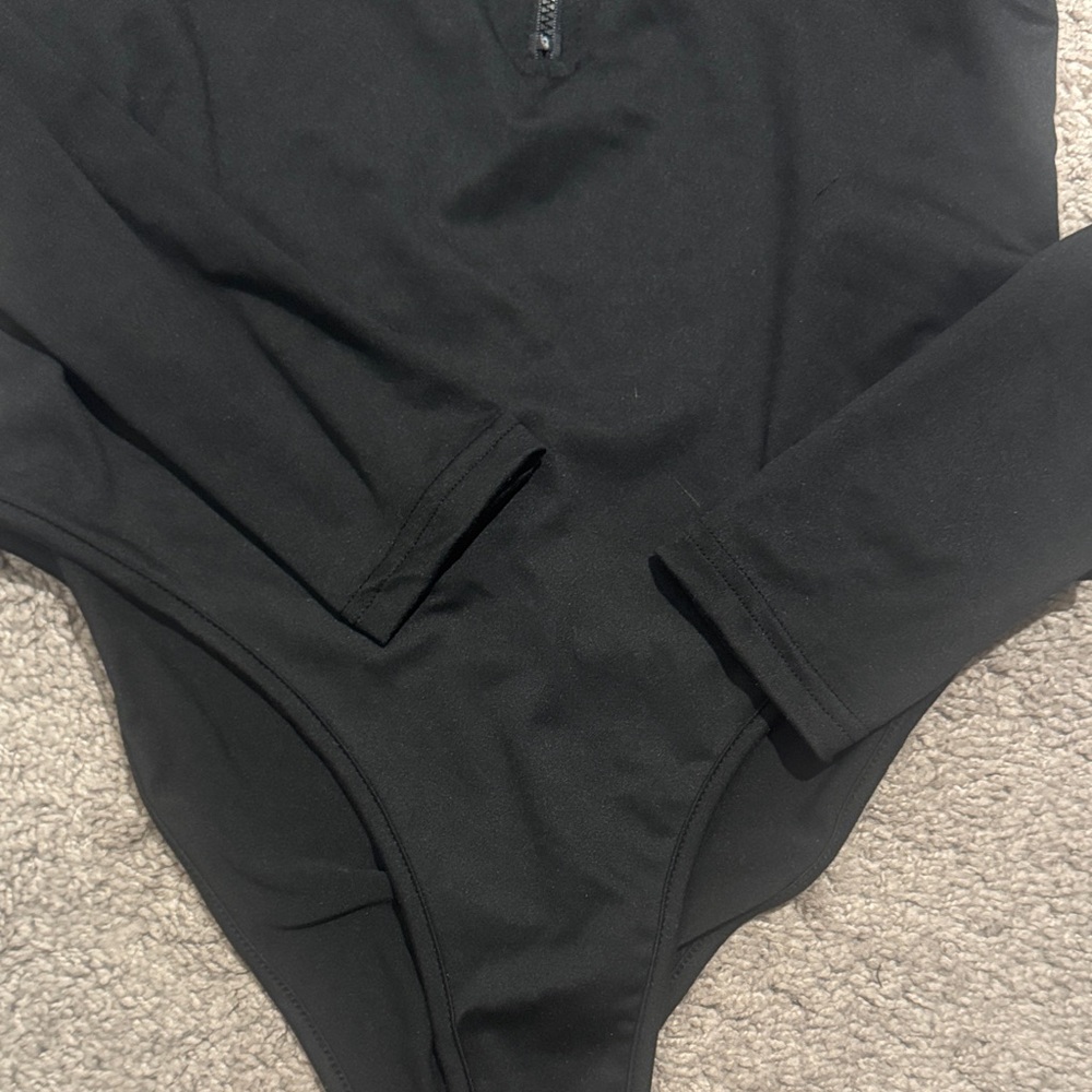 Black Long Sleeve Bodysuit - Picture 5 of 6